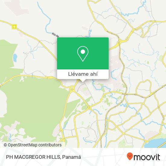 Mapa de PH MACGREGOR HILLS
