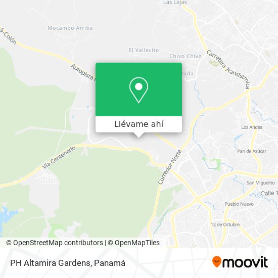 Mapa de PH Altamira Gardens