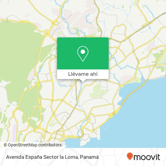 Mapa de Avenida España Sector la Loma