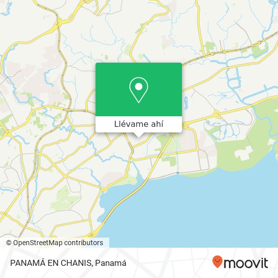 Mapa de PANAMÁ EN CHANIS