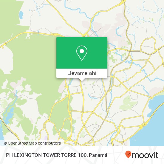 Mapa de PH LEXINGTON TOWER TORRE 100