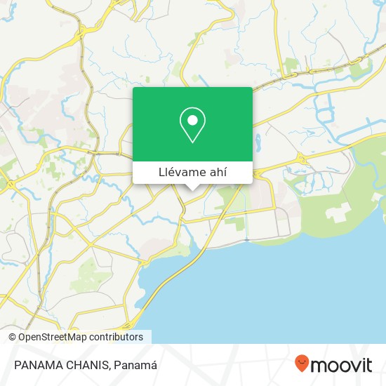 Mapa de PANAMA CHANIS