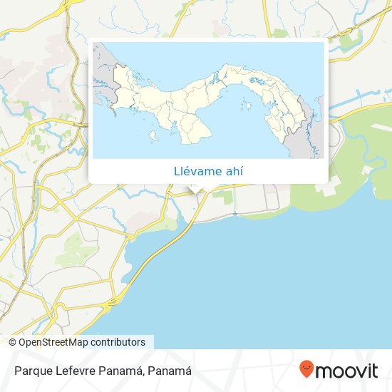 Mapa de Parque Lefevre  Panamá
