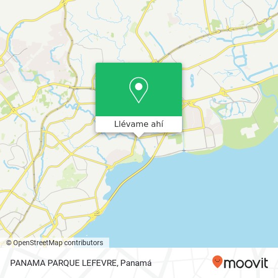 Mapa de PANAMA PARQUE LEFEVRE