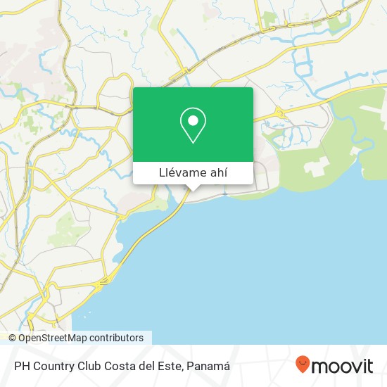 Mapa de PH Country Club Costa del Este