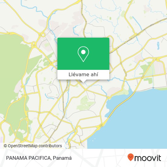 Mapa de PANAMA PACIFICA