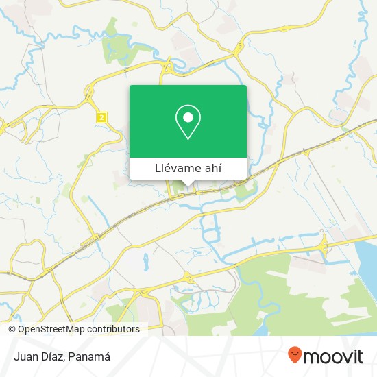 Mapa de Juan Díaz