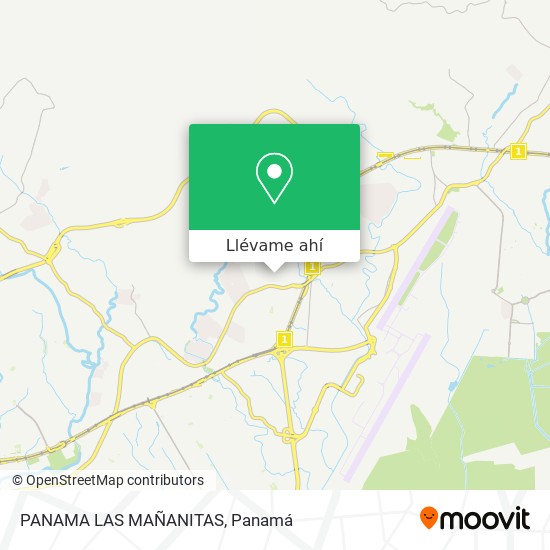 Mapa de PANAMA LAS MAÑANITAS