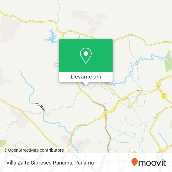 Mapa de Villa Zaita  Cipreses  Panamá