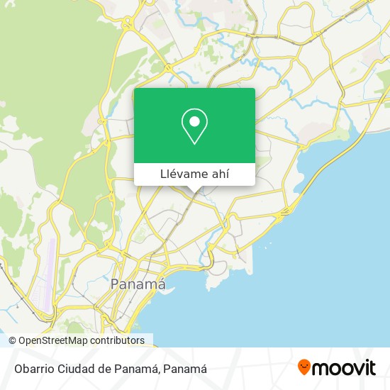 Mapa de Obarrio   Ciudad de Panamá