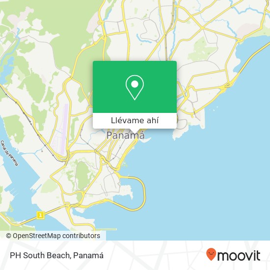 Mapa de PH South Beach