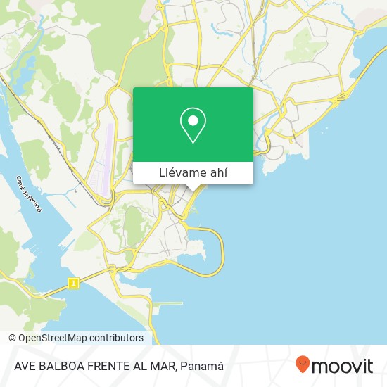 Mapa de AVE BALBOA FRENTE AL MAR