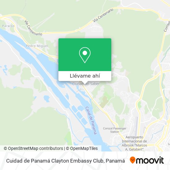 Mapa de Cuidad de Panamá  Clayton  Embassy Club
