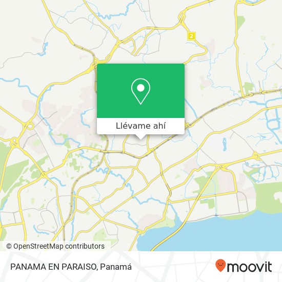 Mapa de PANAMA EN PARAISO