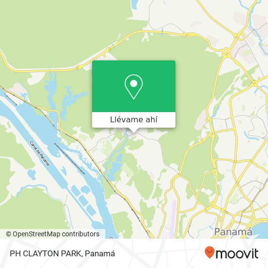 Mapa de PH CLAYTON PARK