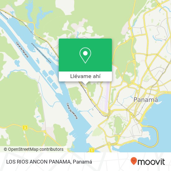 Mapa de LOS RIOS  ANCON PANAMA