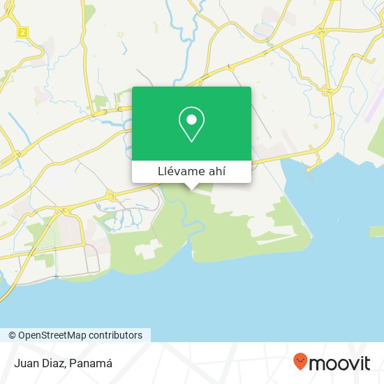 Mapa de Juan Diaz
