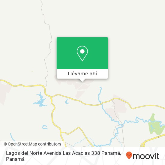 Mapa de Lagos del Norte Avenida Las Acacias 338  Panamá