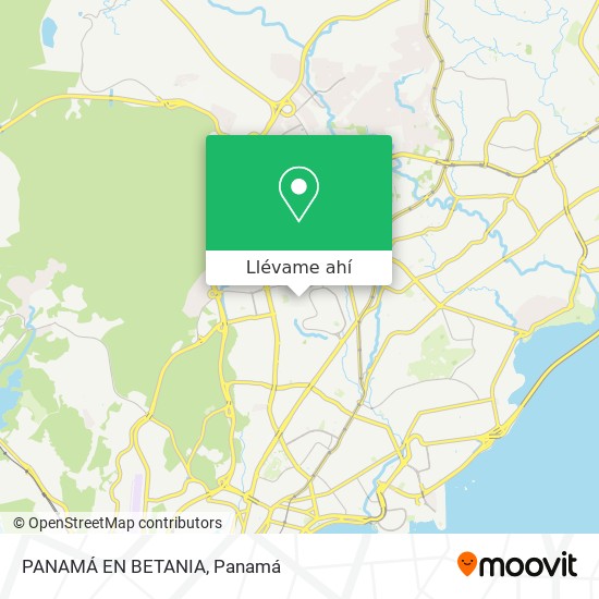 Mapa de PANAMÁ EN BETANIA