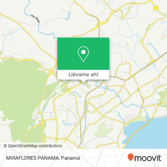 Mapa de MIRAFLORES PANAMA
