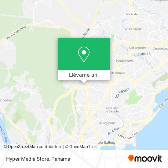 Mapa de Hyper Media Store