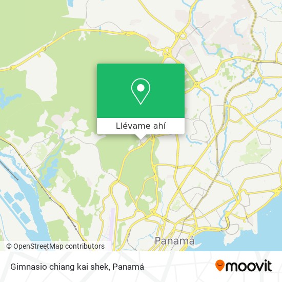 Mapa de Gimnasio chiang kai shek