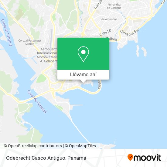 Mapa de Odebrecht Casco Antiguo