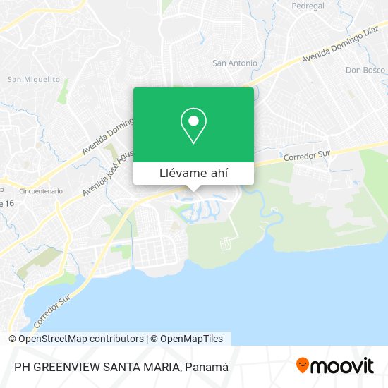 Mapa de PH GREENVIEW SANTA MARIA