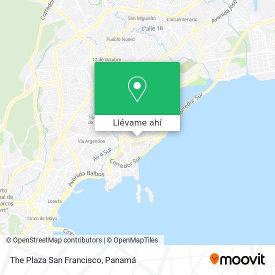 Mapa de The Plaza San Francisco