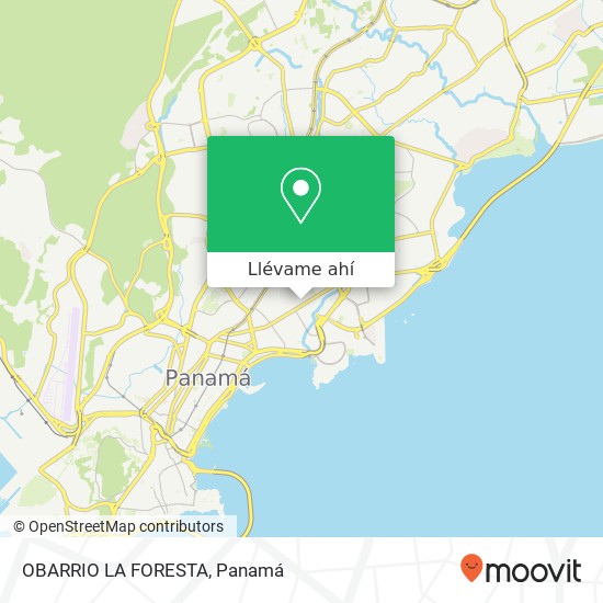 Mapa de OBARRIO  LA FORESTA