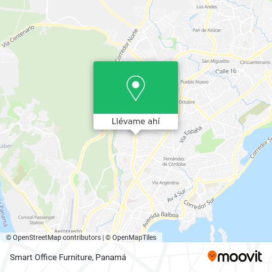 Mapa de Smart Office Furniture