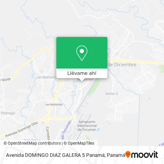 Mapa de Avenida DOMINGO DIAZ GALERA 5  Panamá