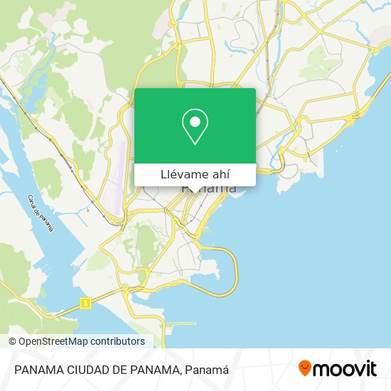 Mapa de PANAMA CIUDAD DE PANAMA