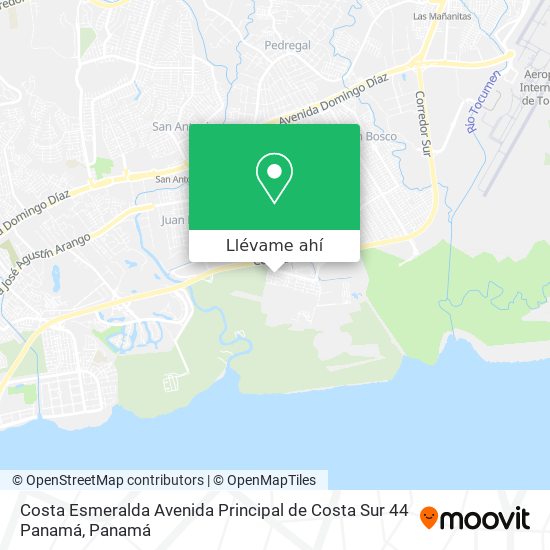 Mapa de Costa Esmeralda Avenida Principal de Costa Sur 44  Panamá