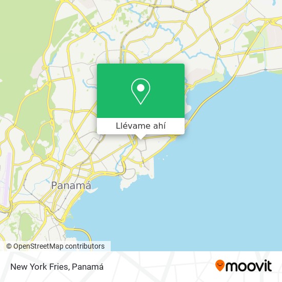 Mapa de New York Fries