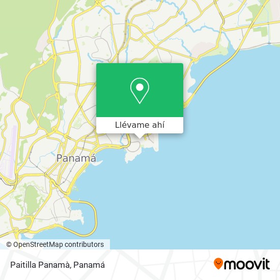 Mapa de Paitilla  Panamà