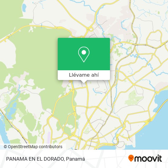 Mapa de PANAMA EN EL DORADO