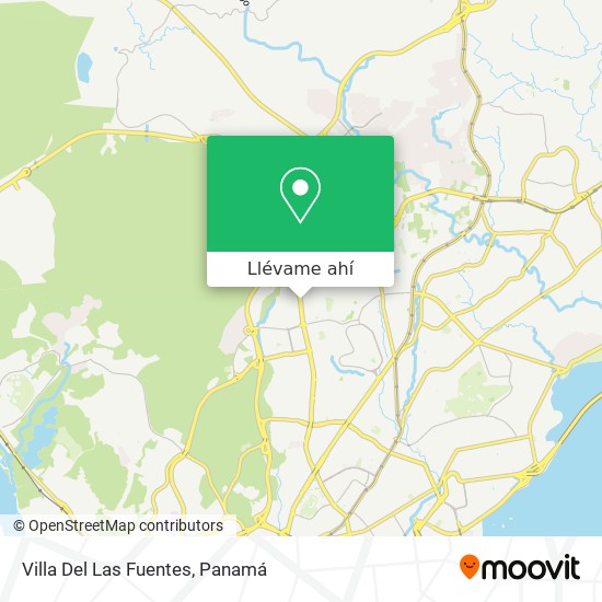 Mapa de Villa Del Las Fuentes