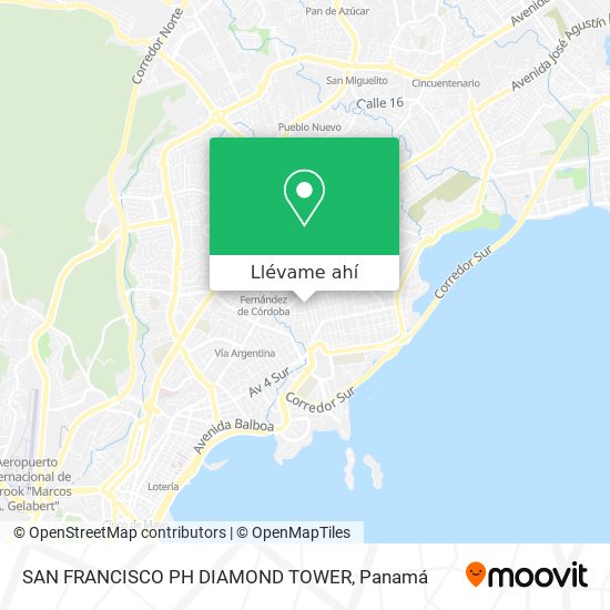 Mapa de SAN FRANCISCO PH DIAMOND TOWER