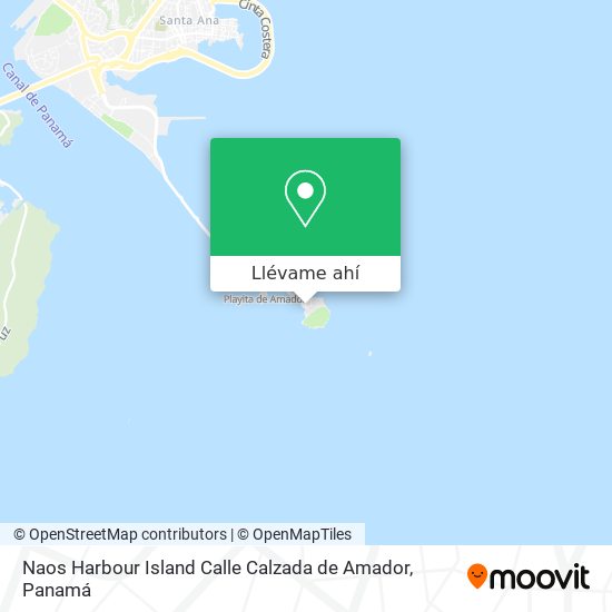 Mapa de Naos Harbour Island Calle Calzada de Amador