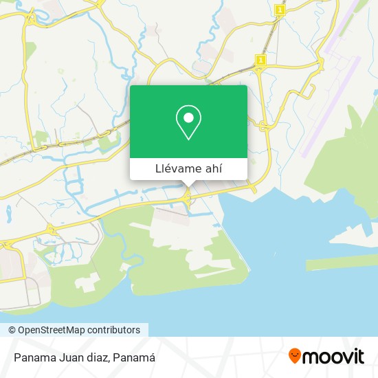 Mapa de Panama Juan diaz