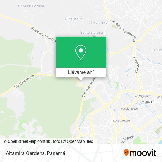Mapa de Altamira Gardens