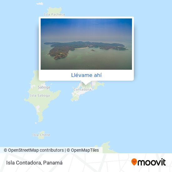 Mapa de Isla Contadora