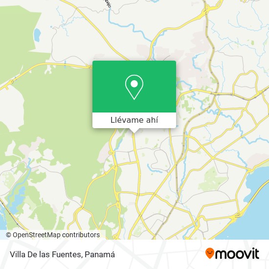 Mapa de Villa De las Fuentes