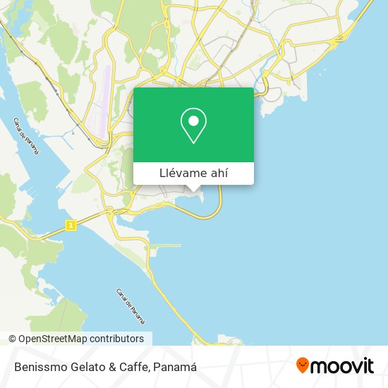 Mapa de Benissmo Gelato & Caffe