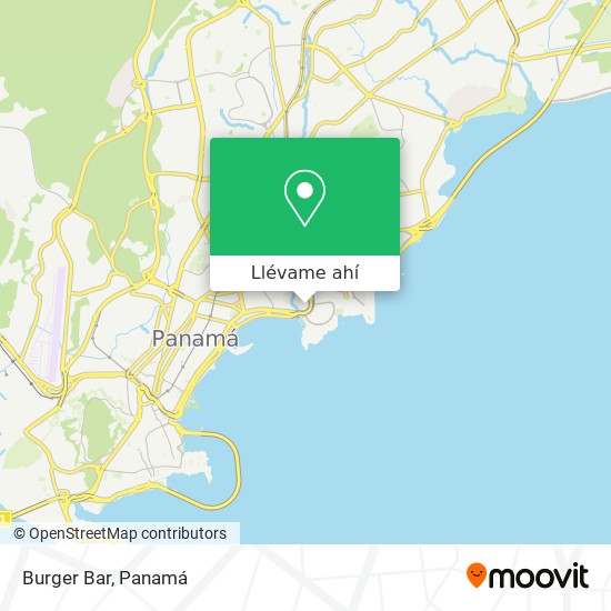 Mapa de Burger Bar