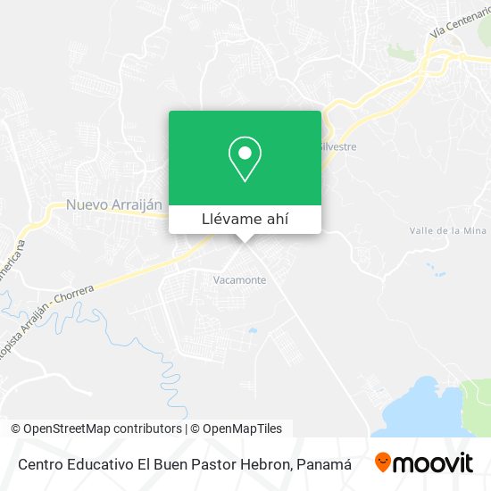 Mapa de Centro Educativo El Buen Pastor Hebron