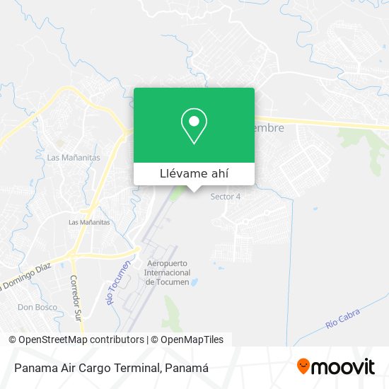 Mapa de Panama Air Cargo Terminal