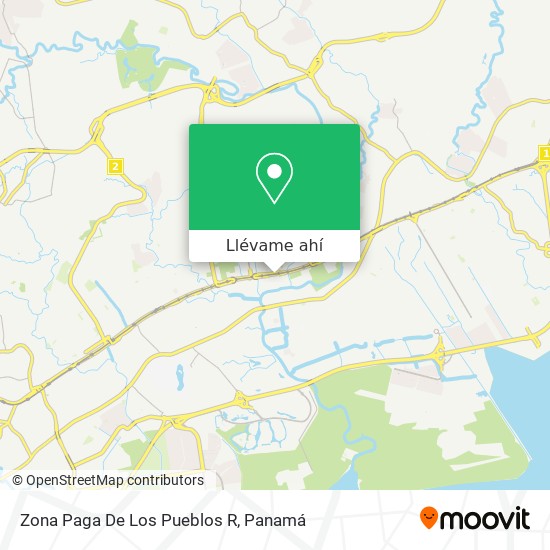 Mapa de Zona Paga De Los Pueblos R