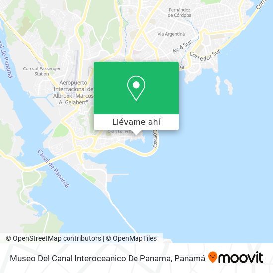 Mapa de Museo Del Canal Interoceanico De Panama